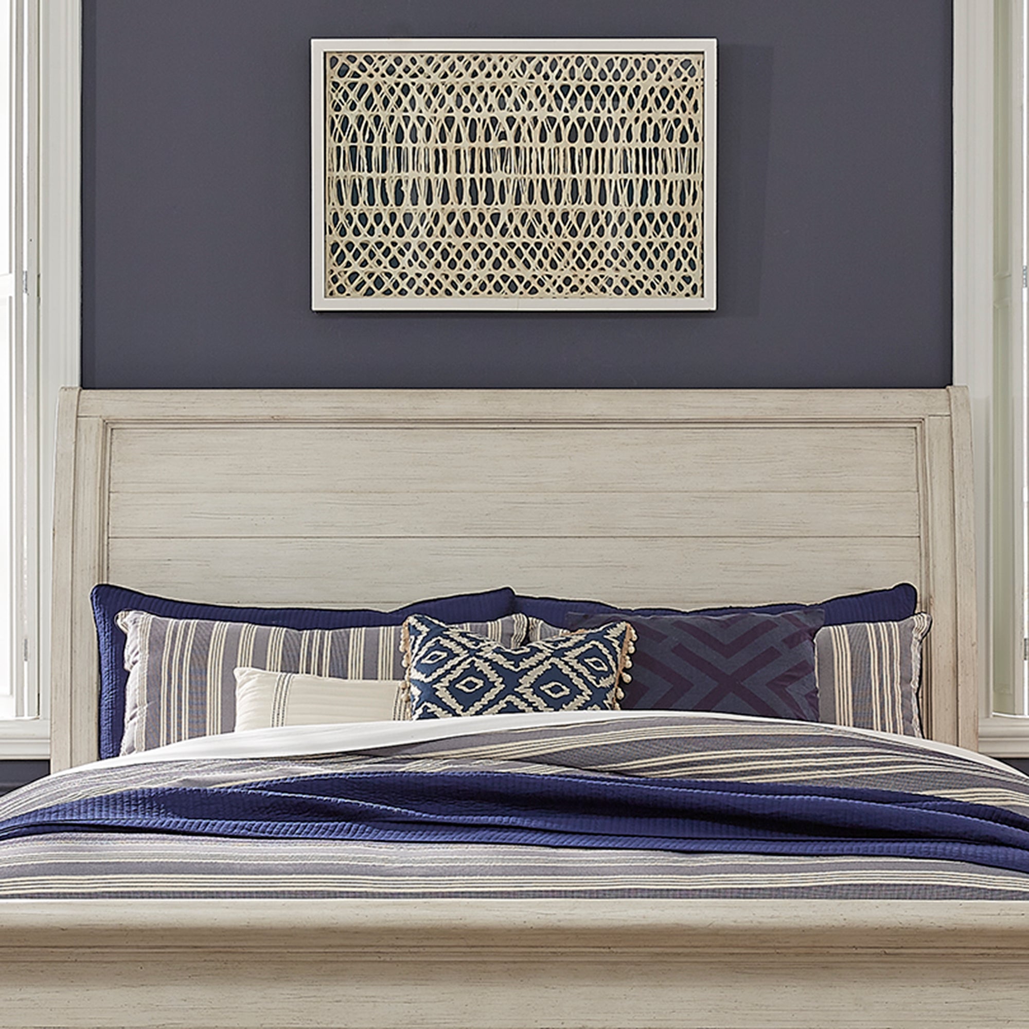 Farmhouse Reimagined 652-BR22H King Sleigh Headboard