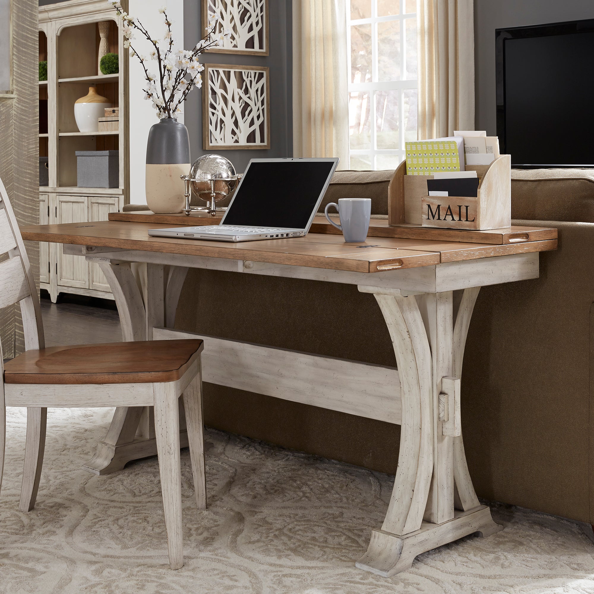 Farmhouse Reimagined 652-OT1031 Flip Lid Sofa Table