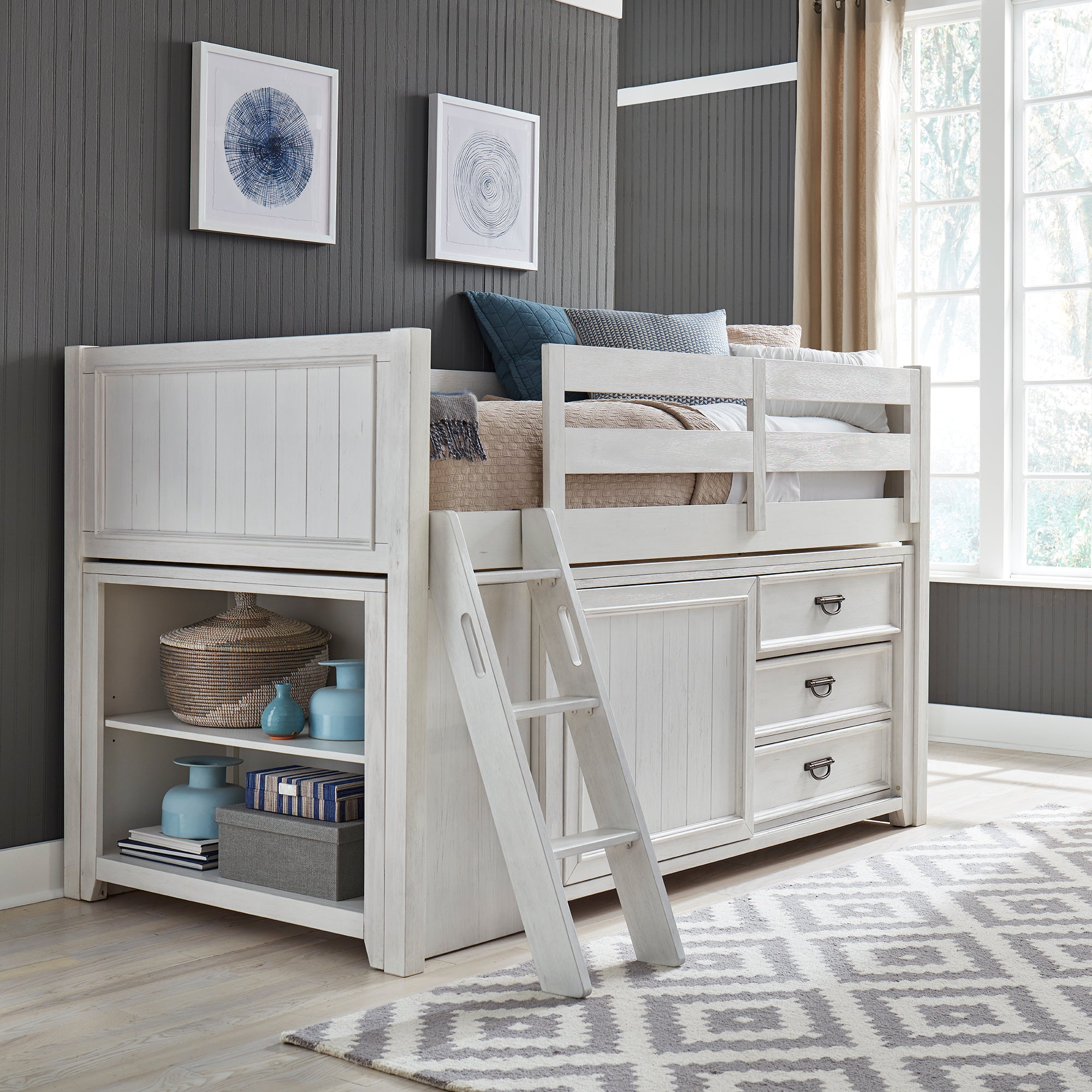 Allyson Park 417-YBR-TLF Twin Loft Bed