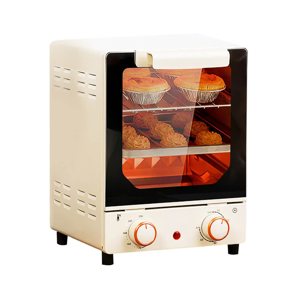 15L Three-Layer Integrated Vertical Oven Mirror Glass 1000W
