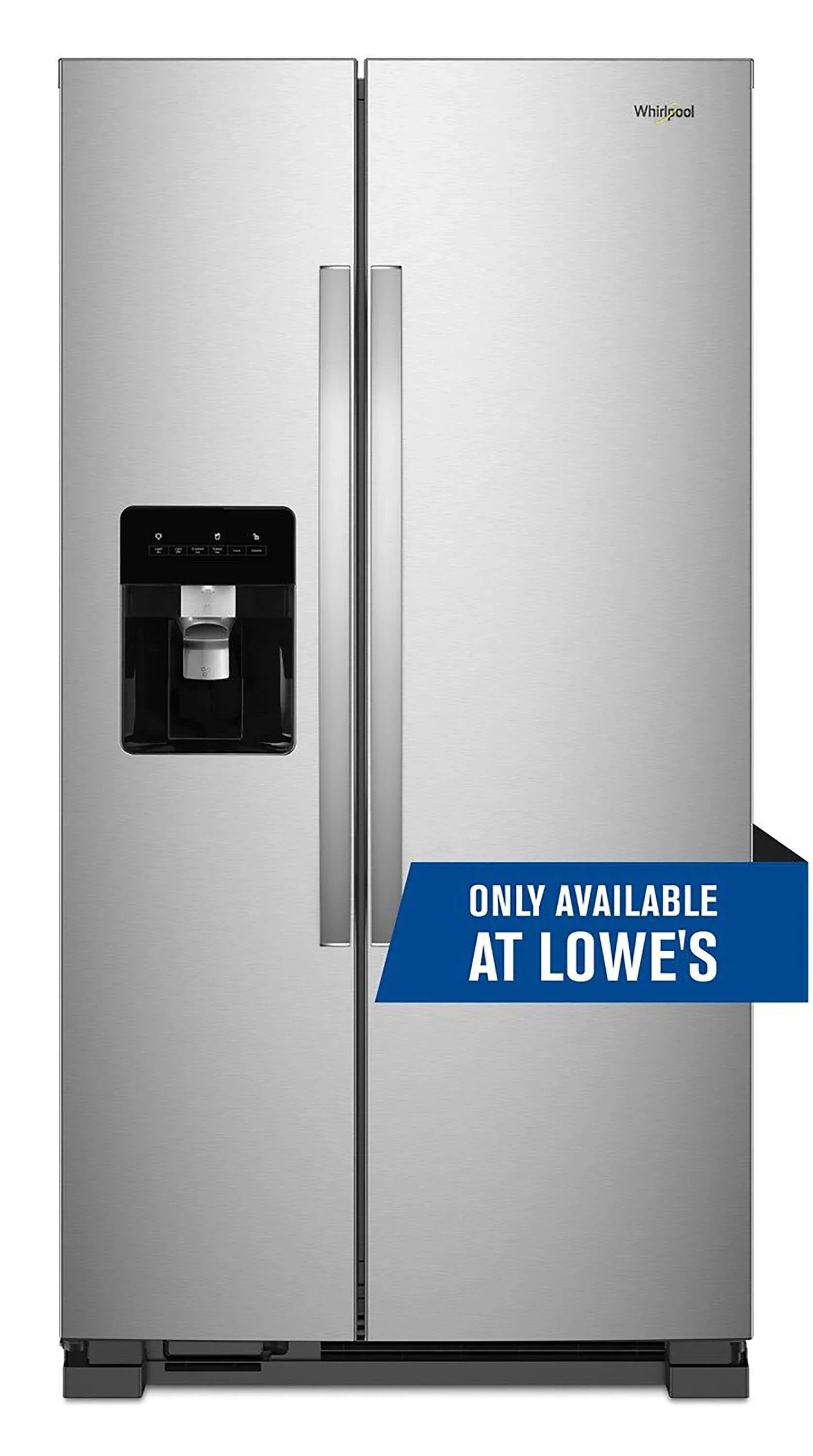 36-Inch Wide Side-By-Side Refrigerator - 24 Cu. ft. Stainless Steel