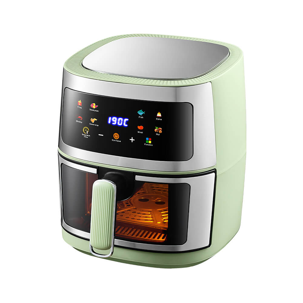 5QT Visual Air Fryer Stainless Steel Smart Touch Screen