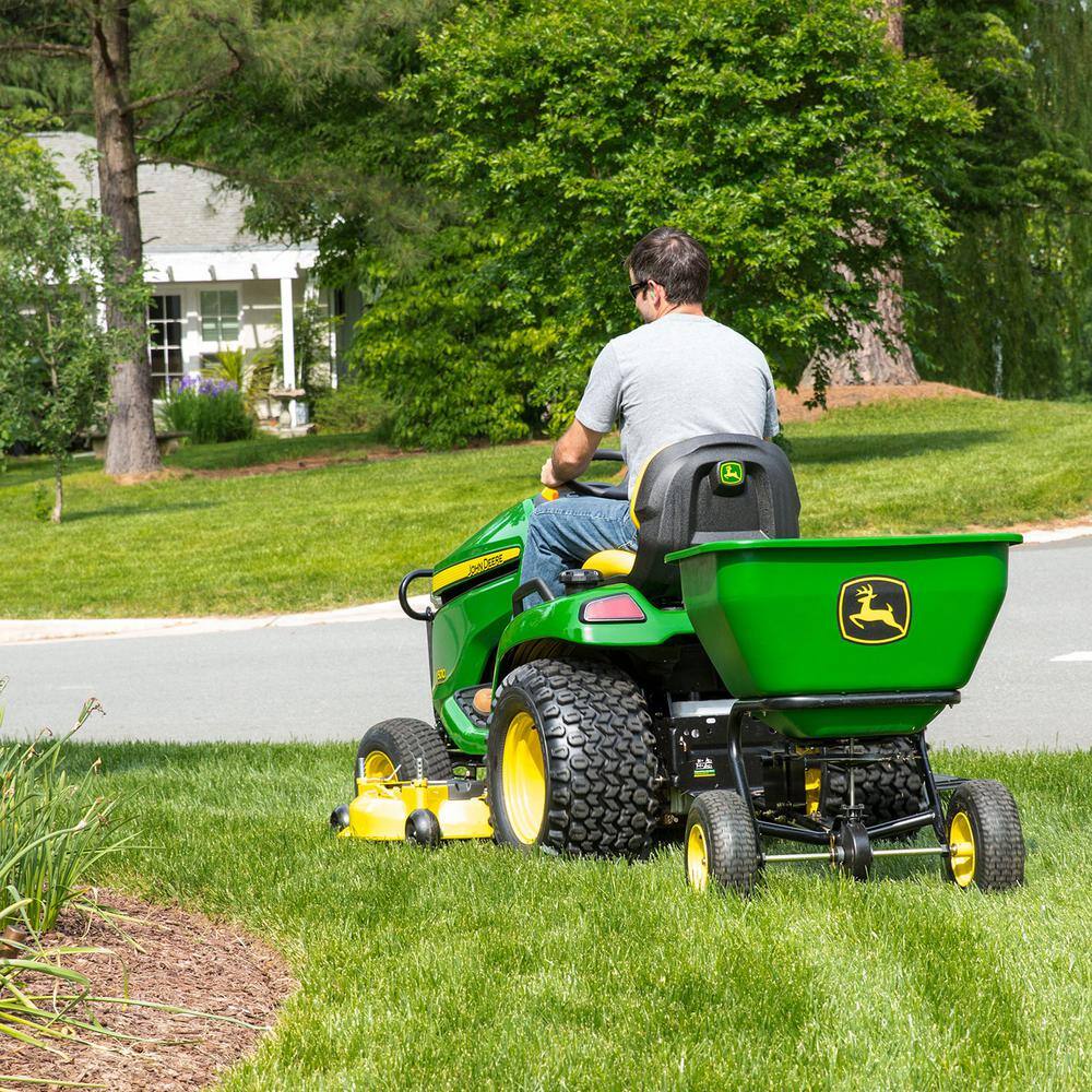 2025 175 lb Tow-Behind Broadcast Spreader, Rustproof Poly Hopper, Universal Fit