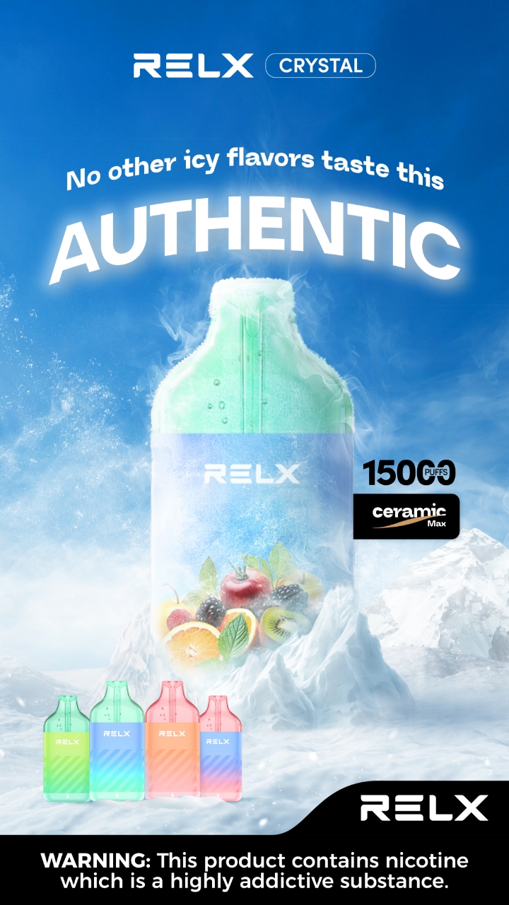 RELX Crystal Disposable【15000 puff】 - 華人蒸汽