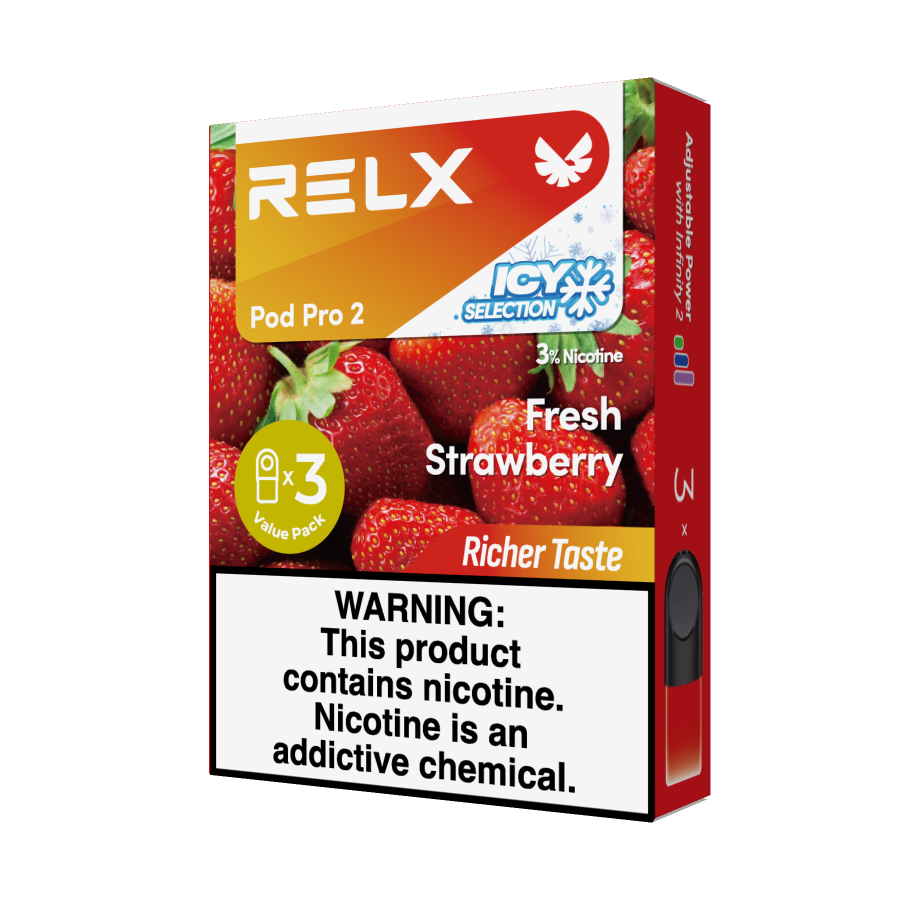 美版悦刻煙彈 RELX Infinity 四代/五代/六代RELX Pod Pro 2果味煙彈    全球直郵【满10盒打8折】 - 華人蒸汽