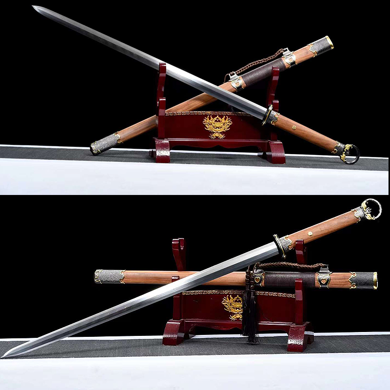 Battle Ready Sword | Real Sword | Damascus Steel | Twisted Pattern | Handcrafted - Spartan Blades Club - 陳氏劍莊1892