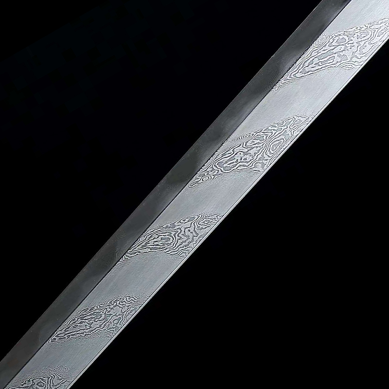 Ancient Kylin | Battle-Ready Premium Sword | Damascus steel | Clay-tempered | Folded Hammered | Handcrafted - Spartan Blades Club - 陳氏劍莊1892