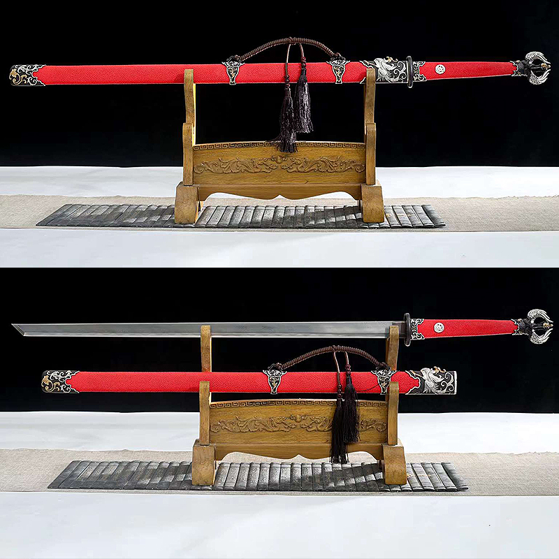 Ancient Phoenix-Dvil Ray skin version | Battle-Ready Premium Sword | Thousands layers steel | Clay tempered | Handcrafted - Spartan Blades Club - 陳氏劍莊1892