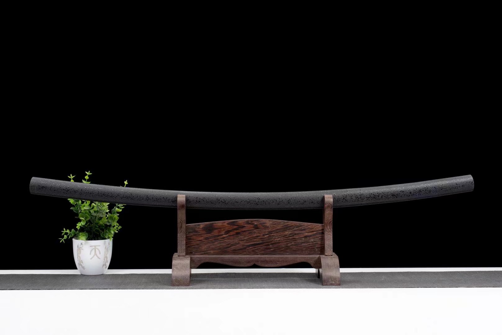 Shirasaya| Damascus | Copper Accessories | Wooden Sheath | Hand forged sharpened | High performance | Razor sharp | Battle-ready | Full-tang - Spartan Blades Club - 陳氏劍莊1892