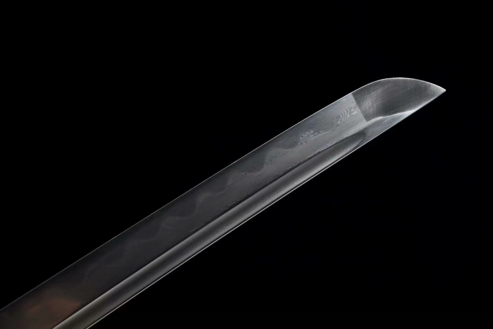 Katana | Damascus Tempered | Tempered Copper | Wooden Lacquer sheath | Real hamon | Razor sharp | Battle-ready | Full-tang - Spartan Blades Club - 陳氏劍莊1892