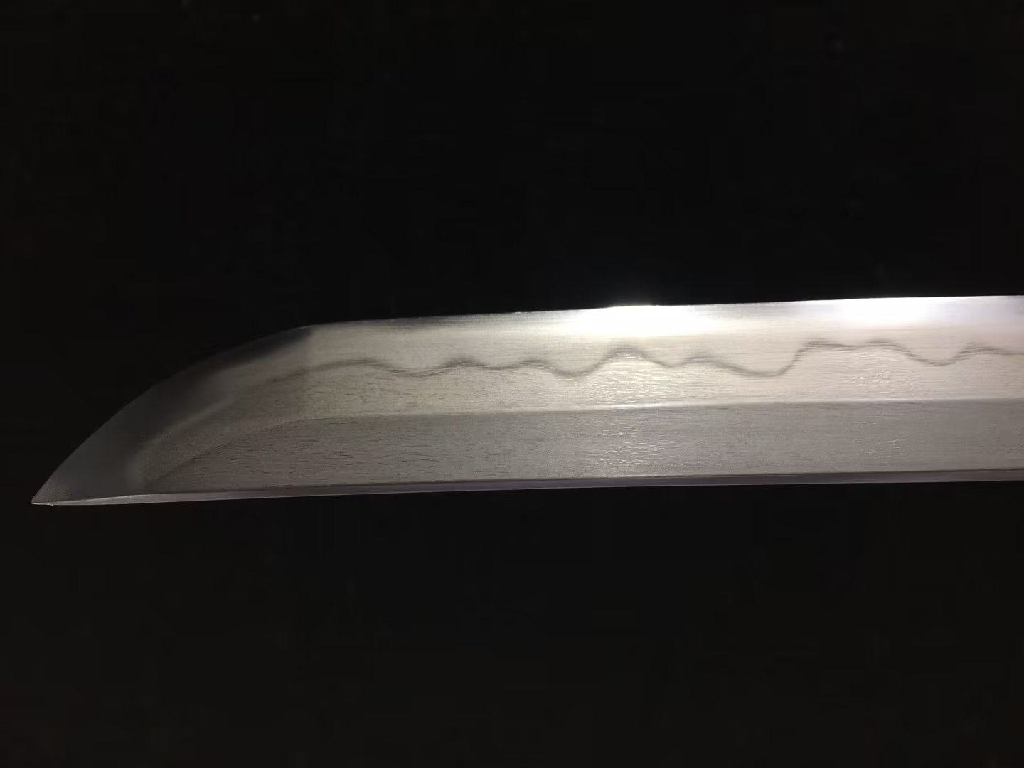 Katana | Wootz Steel Clay Tempered | Copper Gilded Glided silver Accessories | Ray-skin Sheath | Ray-skin Handle | Real hamon | Hand forged sharpened | Battle-ready | Full-tang Razor sharp | - Spartan Blades Club - 陳氏劍莊1892