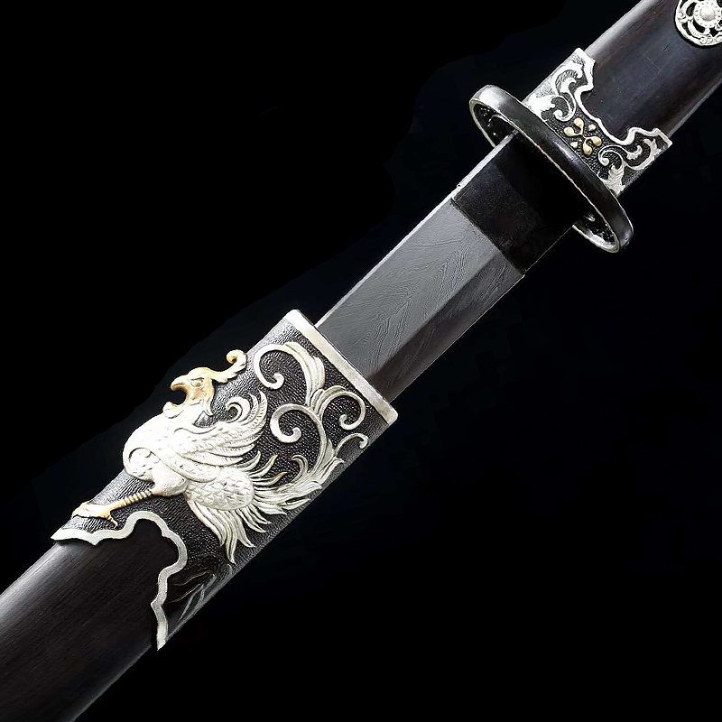 Ancient Phoenix | Battle-Ready Premium Sword | Thousands layers steel | Clay tempered | Handcrafted - Spartan Blades Club - 陳氏劍莊1892