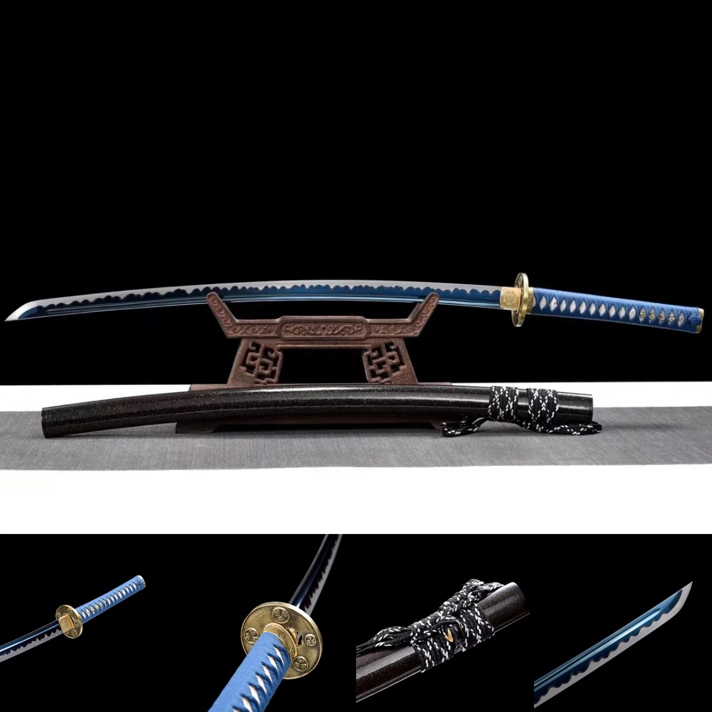 Katana | High carbon steel | Copper Accessories | Wooden Lacquer Sheath | Hand forged | High performance | Battle-ready | Full-tang |  Razor sharp - Spartan Blades Club - 陳氏劍莊1892