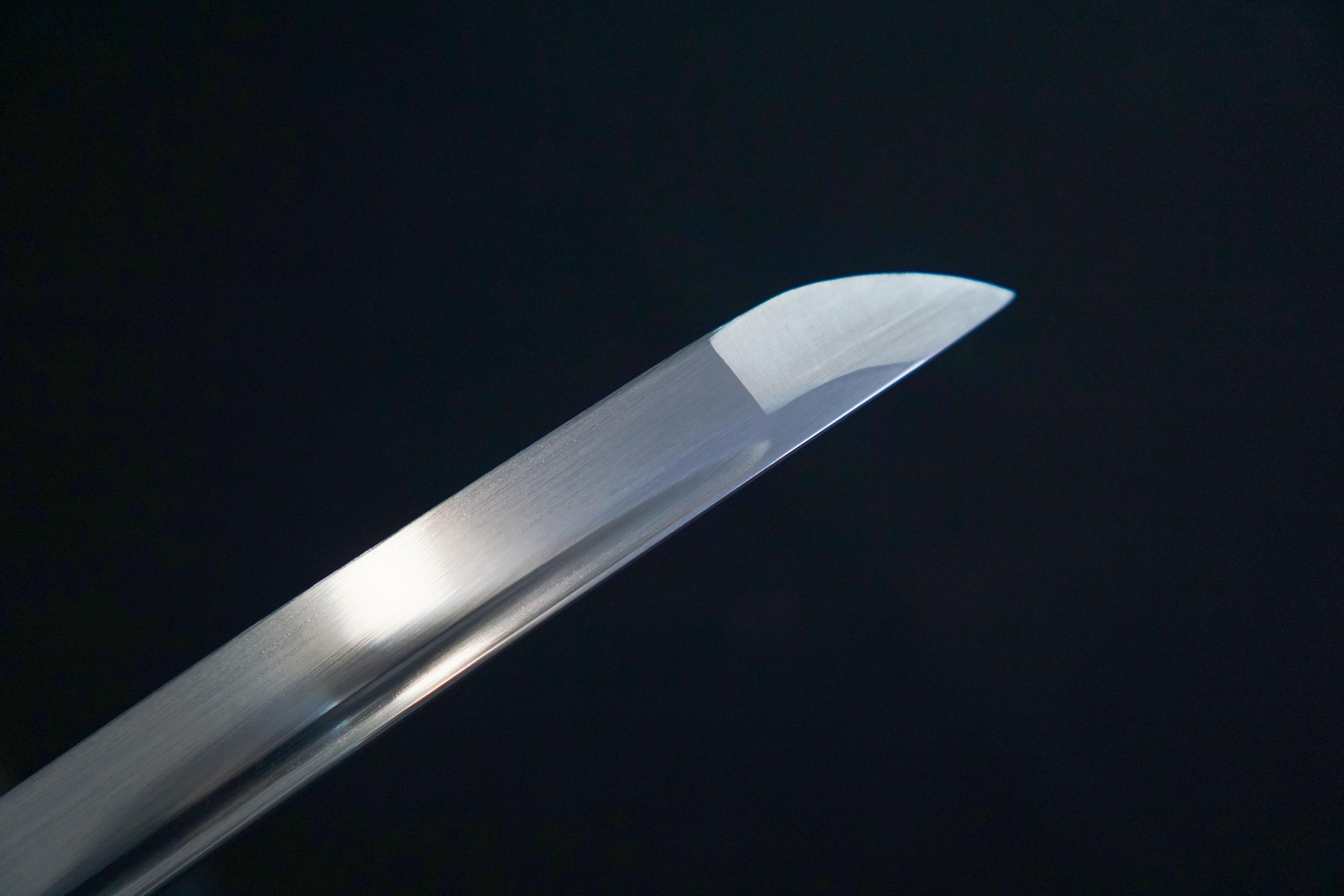 TK03 Heaven's Fury (天煞孤星) Katana | Spring steel | Hand forged sharpened | Wooden Lacquer Sheath | Iron Accessories | Full-tang | Battle-ready | Razor sharp | High performance - Spartan Blades Club - 陳氏劍莊1892