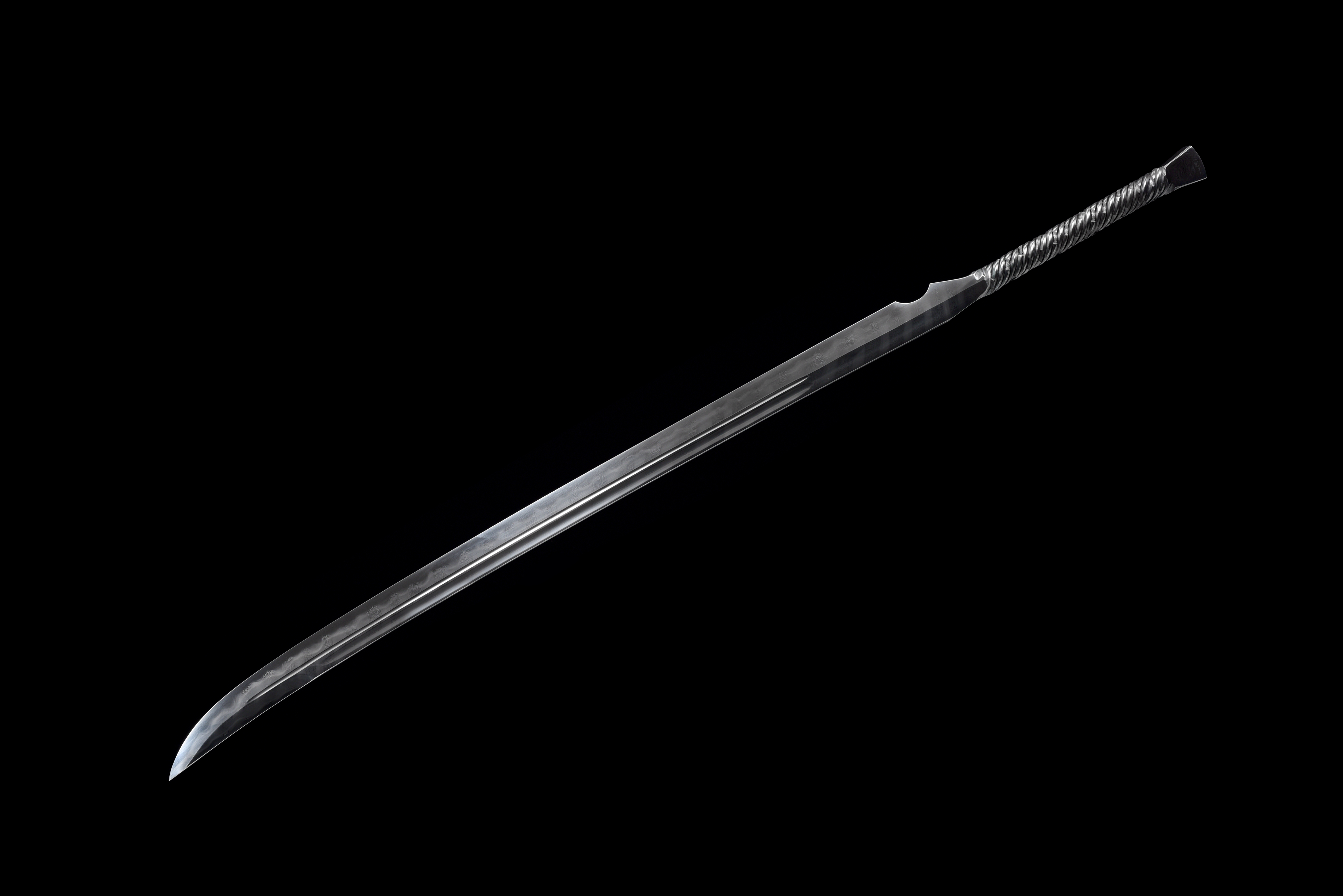 COMMANDER | One-Piece Sword | Damascus Steel | Clay tempered | Handcrafted - Spartan Blades Club - 陳氏劍莊1892