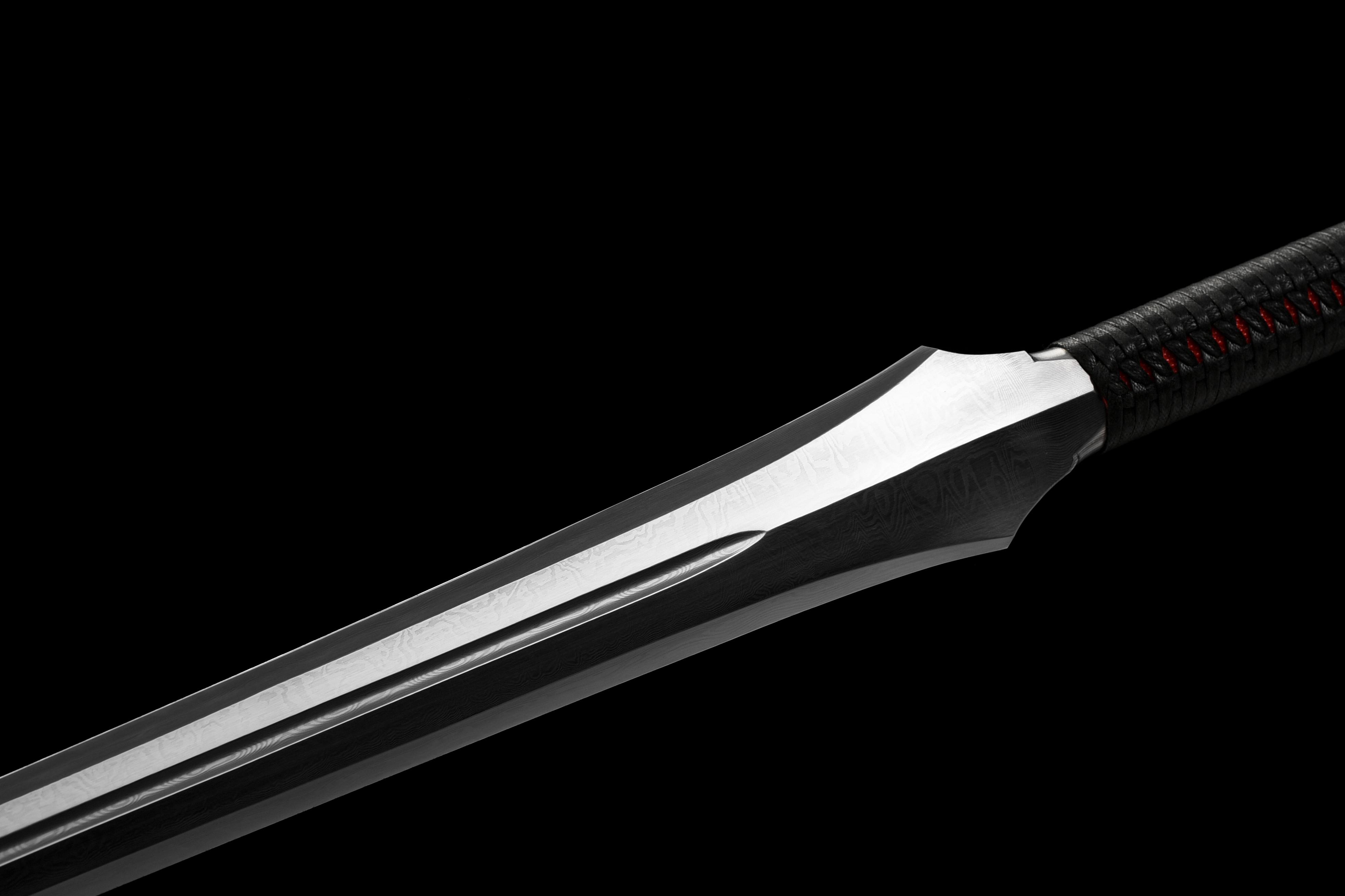 WARRIOR FURY | Damascus One-piece Sword | Ancient Forge Technique | Handcrafted - Spartan Blades Club - 陳氏劍莊1892