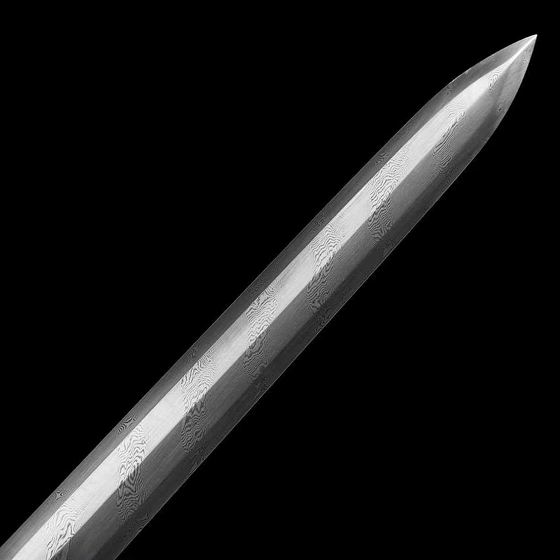 Battle Ready Sword | Real Sword | Damascus Steel | Twisted Pattern | Handcrafted - Spartan Blades Club - 陳氏劍莊1892