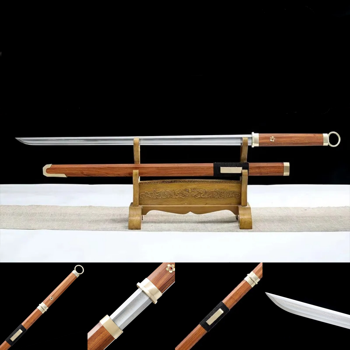 Warrior Sword | Single edge | Damascus Steel | Battle ready | Handcrafted - Spartan Blades Club - 陳氏劍莊1892