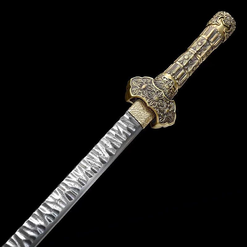Battle Ready Sword | Premium Real Sword | Damascus Steel | Rock Pattern | Handcrafted | Chinese Style - Spartan Blades Club - 陳氏劍莊1892
