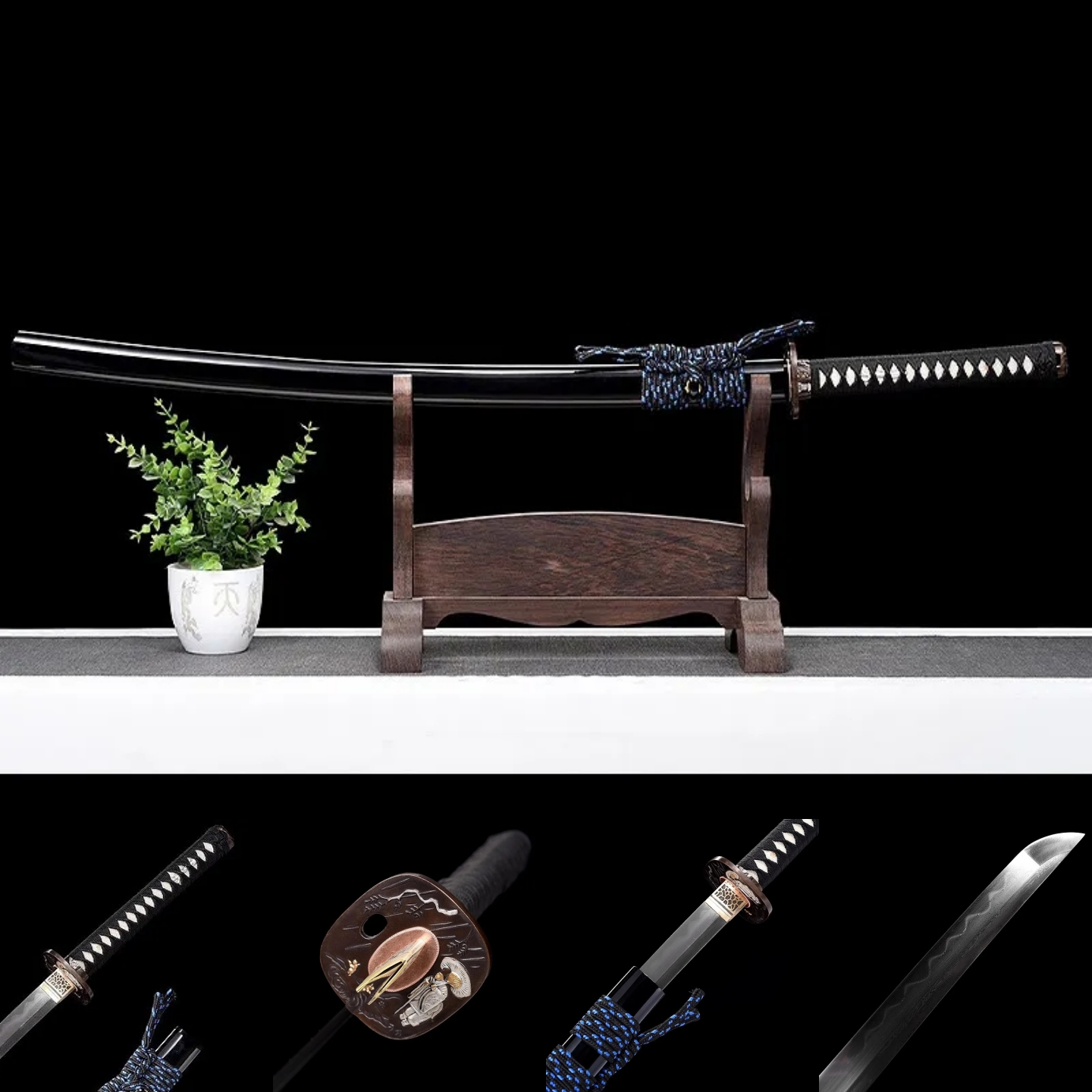 KINGDOM GUARD | KATANA | Damascus Steel - Clay-tempred - Battle-reday - SAMURAI SWORD | HANDCRAFTED - Spartan Blades Club - 陳氏劍莊1892