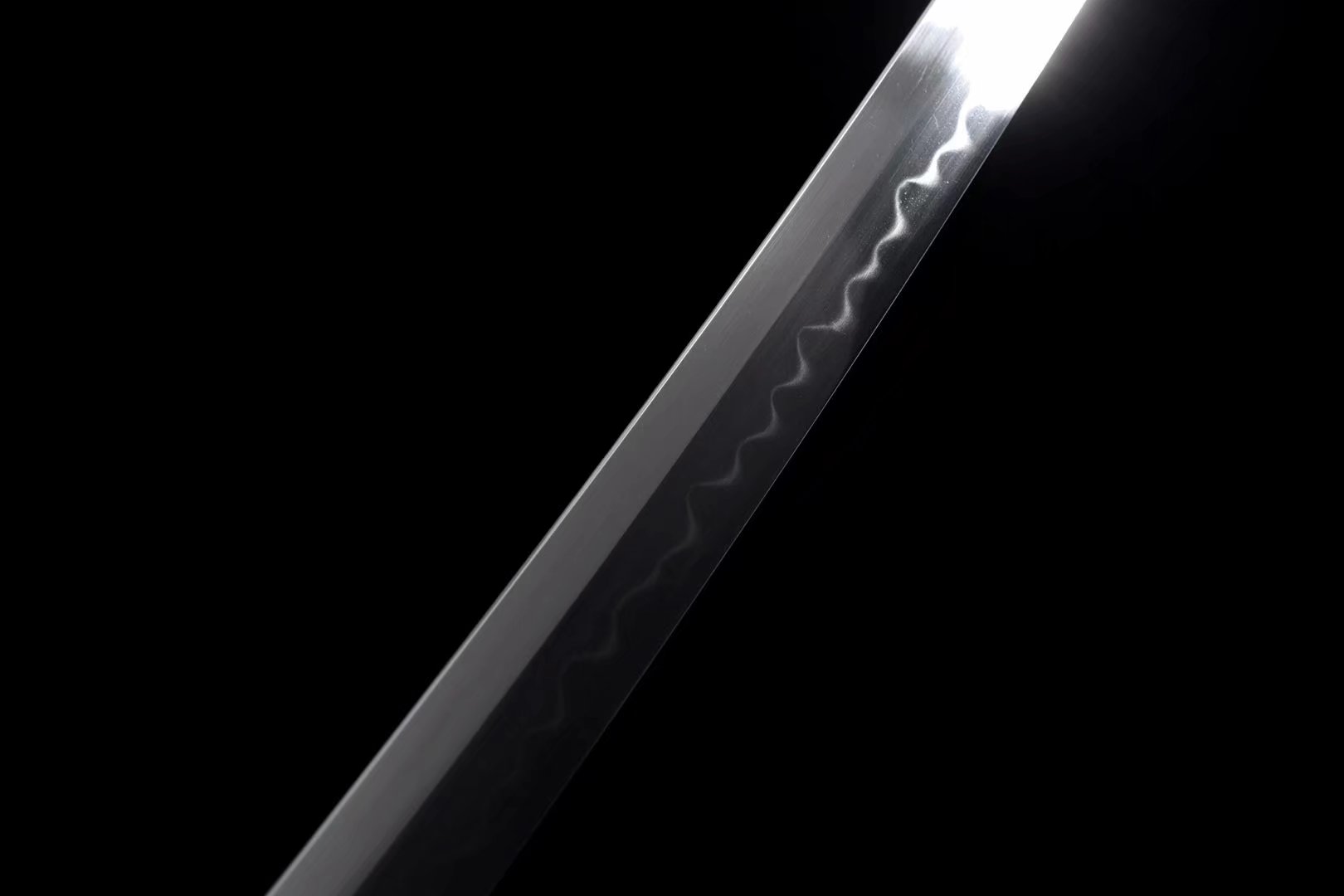 Katana | T10 Steel Tempered | Copper Accessories | Ray-skin Sheath Handle |  Real hamon | Hand forged |  Battle-ready | Razor sharp | Full-tang - Spartan Blades Club - 陳氏劍莊1892