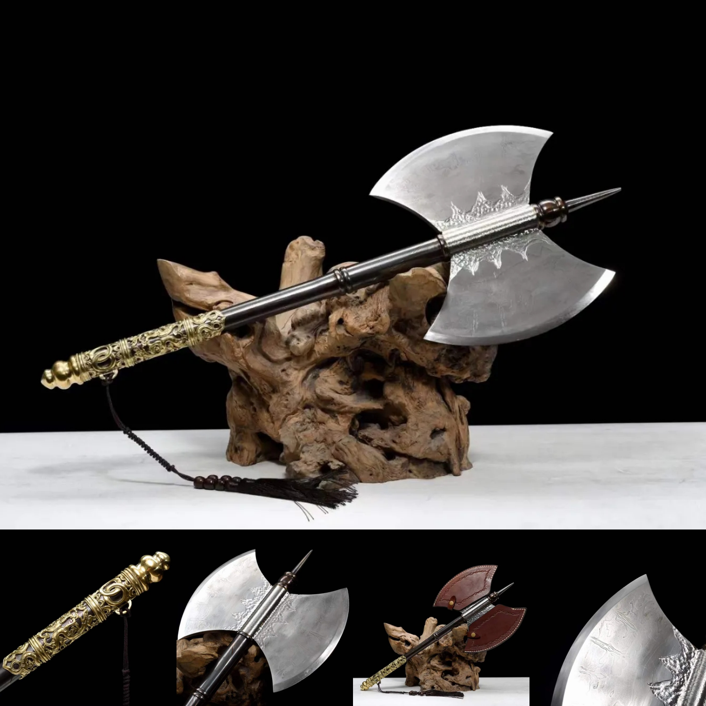 Butterfly Axe | Integrated forged | Damascus Steel | High Performance Hardness | Battle Ready - Spartan Blades Club - 陳氏劍莊1892