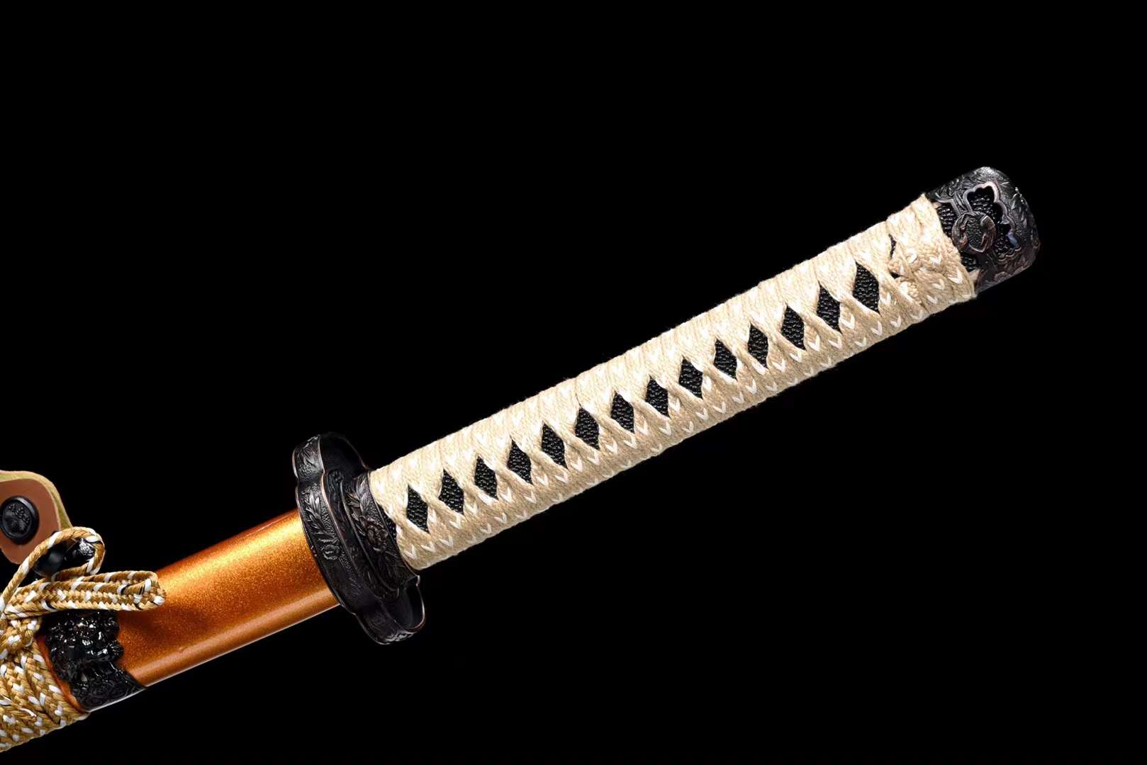 黄金の菊の剣 Golden Chrysanthemum Tachi Samurai Katana Sword Full-Tang - Spartan Blades Club - 陳氏劍莊1892