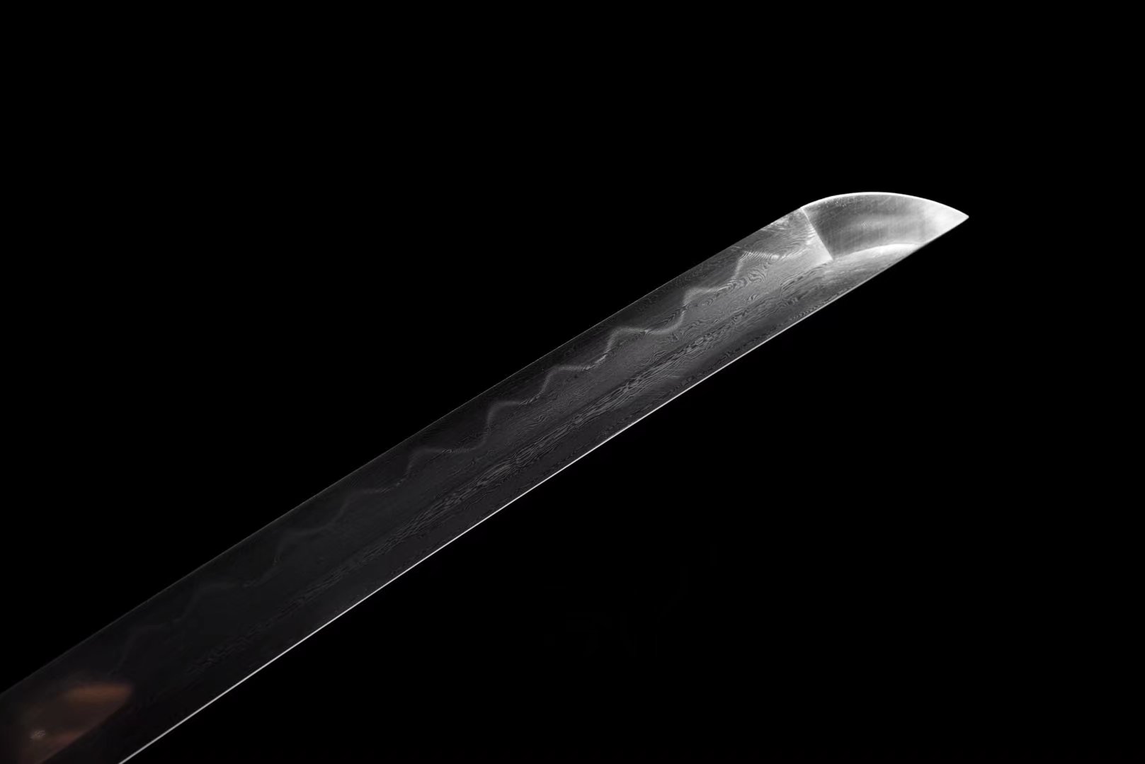 Katana | Damascus Tempered | Copper Accessories Gilded Glided silver | Ray-skin Handle | Wooden Lacquer sheath | Real hamon | High performance | Battle-ready | Full-tang - Spartan Blades Club - 陳氏劍莊1892