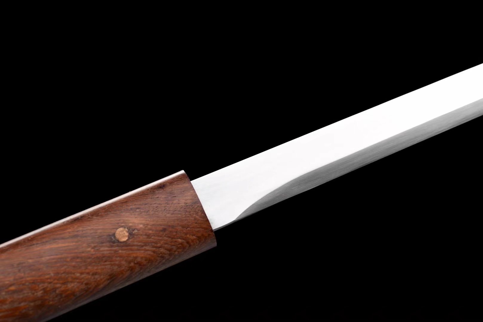 Shirasaya Chokuto| Ebony Sheath | High manganese steel Hand forged | Hand sharpened | Razor sharp | Battle-ready | Full-tang - Spartan Blades Club - 陳氏劍莊1892