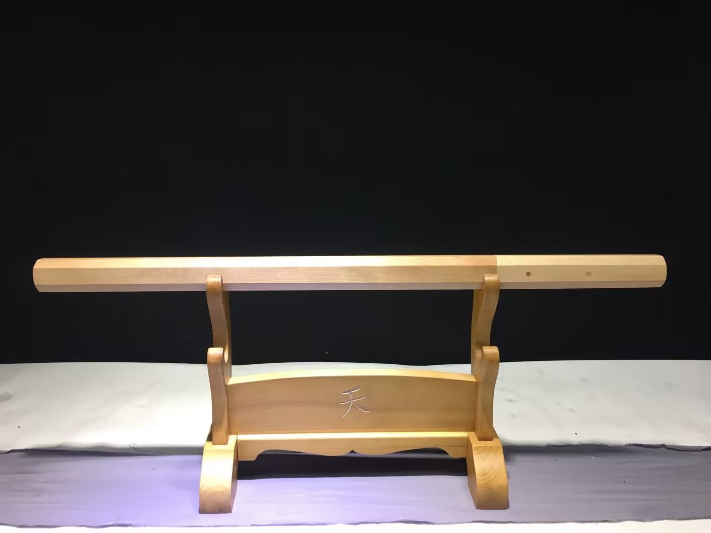 Wakizashi Shirasaya Chokuto| Damascus | Copper Accessories | Wooden Sheath | Hand forged sharpened | High performance | Razor sharp | Battle-ready | Full-tang - Spartan Blades Club - 陳氏劍莊1892