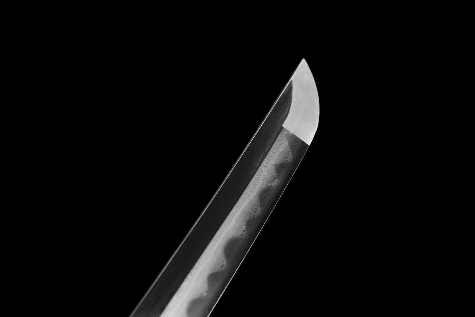 Katana | Ray-skin | Damascus Clay tempered | Gilded Glided silver | Battle-ready | Razor sharp | Full-tang - Spartan Blades Club - 陳氏劍莊1892