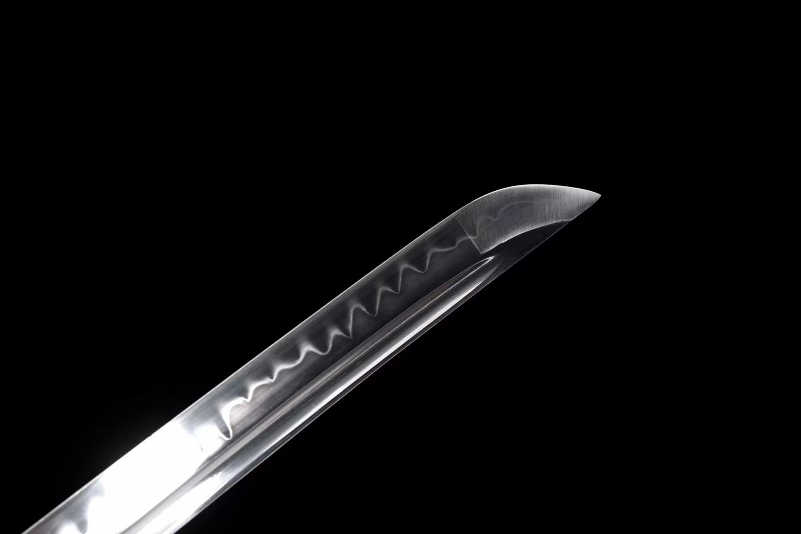 Katana | T10 Steel Clay-Tempered | Real hamon | Dragon | Black | Wooden Lacquer sheath | High performance | Battle-ready | Razor sharp | Full-tang - Spartan Blades Club - 陳氏劍莊1892