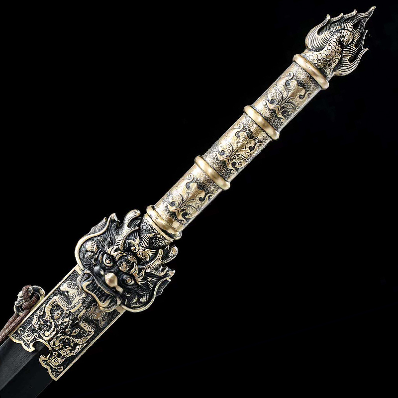 The Conqueror | Damascus Steel | Clay Tempered Blade | Handcrafted | Battle Ready - Spartan Blades Club - 陳氏劍莊1892