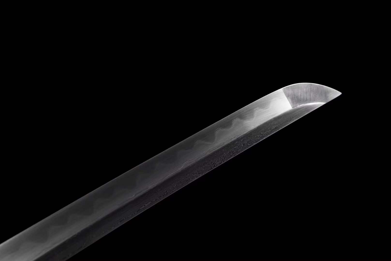 Katana | Damascus Tempered | Copper Accessories Gilded Glided silver | Ray-skin Handle | Wooden Lacquer sheath | Real hamon | High performance | Battle-ready | Full-tang - Spartan Blades Club - 陳氏劍莊1892