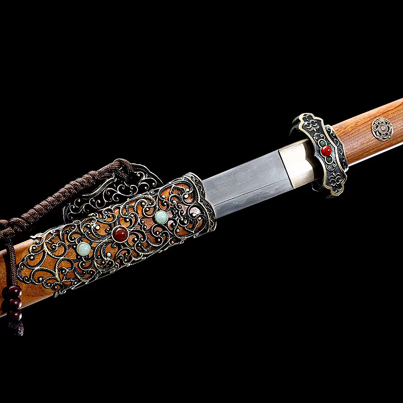 Royal Honor | Tangdao Sword | Battle-Ready | Thousands layers steel | Clay tempered | Handcrafted - Spartan Blades Club - 陳氏劍莊1892