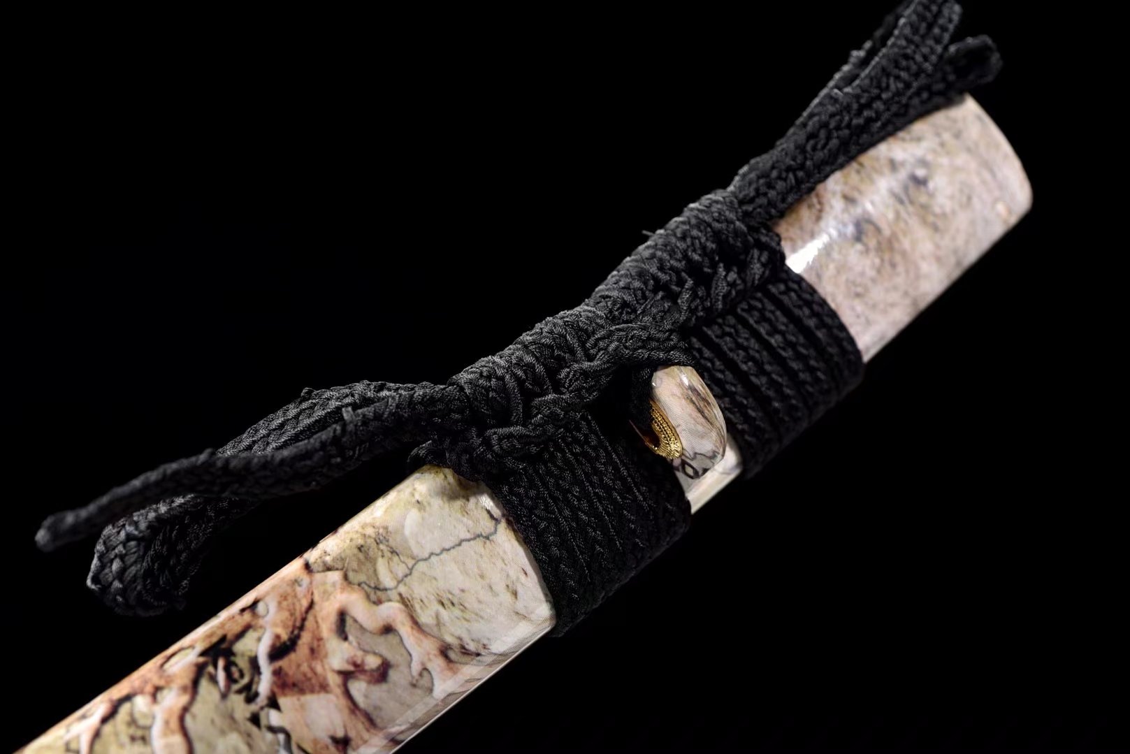 Tachi | Damascus Steel |  Dragon Motif | Brass Fittings | Full-tang | Battle-ready | razor sharp | Spartan Blades Club | CHEN'S SWORDS 1892 - Spartan Blades Club - 陳氏劍莊1892