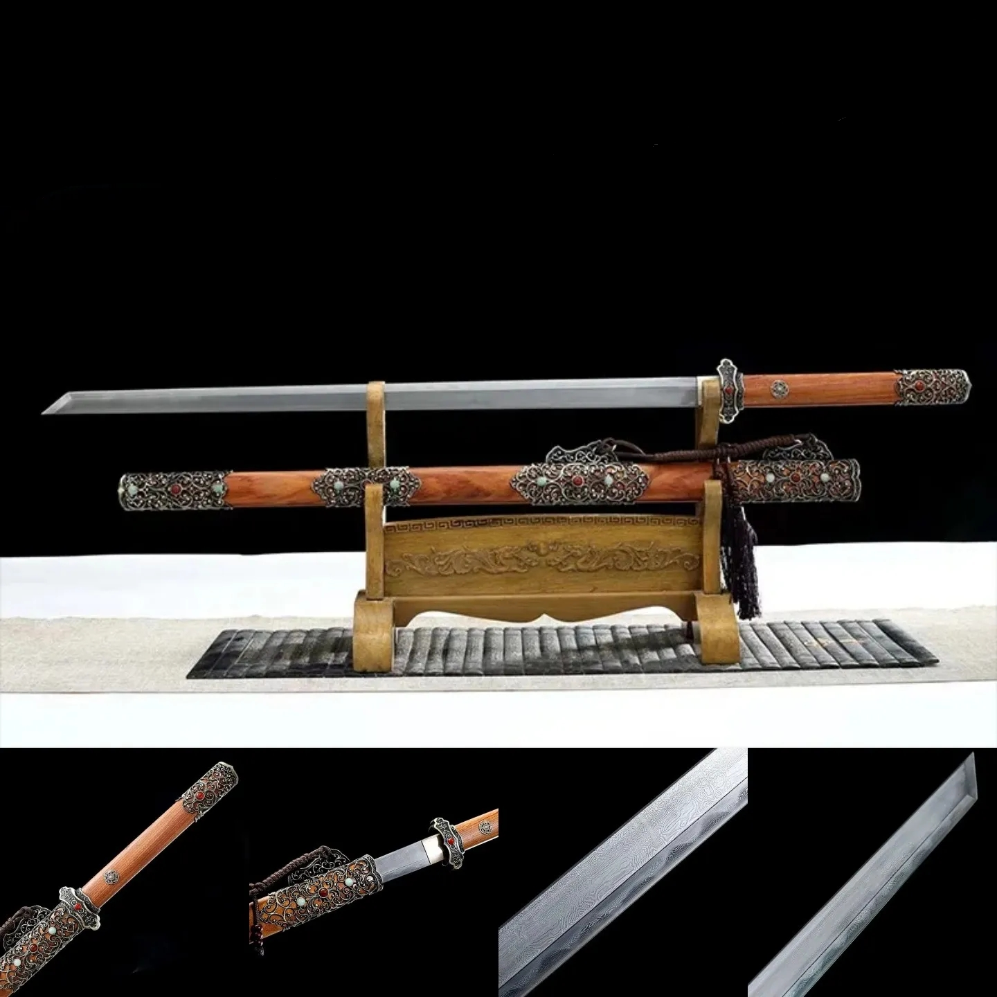 Royal Honor | Tangdao Sword | Battle-Ready | Thousands layers steel | Clay tempered | Handcrafted - Spartan Blades Club - 陳氏劍莊1892