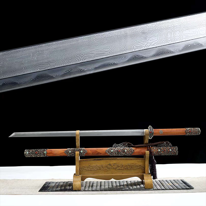 Royal Honor | Tangdao Sword | Battle-Ready | Thousands layers steel | Clay tempered | Handcrafted - Spartan Blades Club - 陳氏劍莊1892