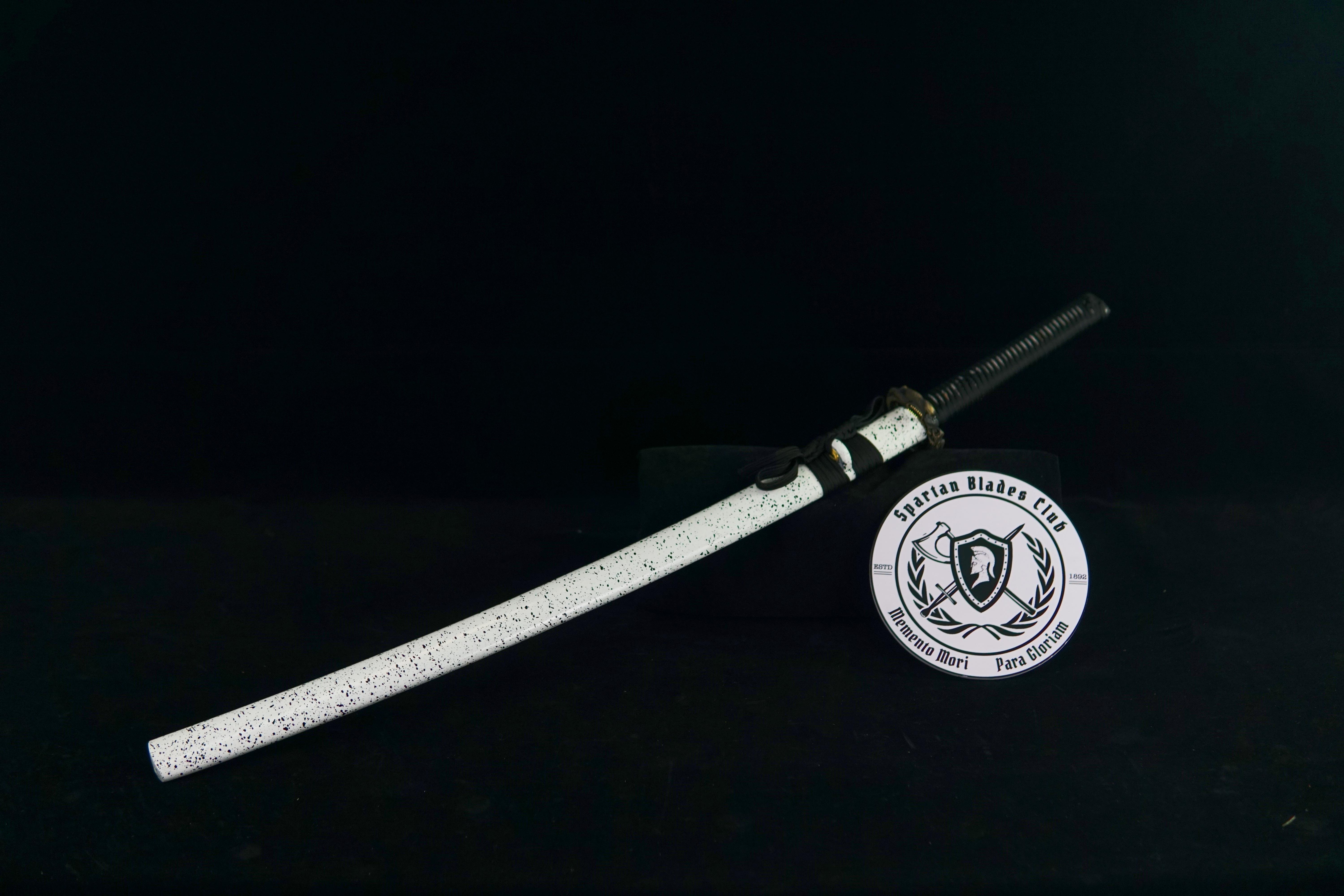 TK08-Dragon Roar （龙啸天）Katana | T10 Steel - Clay tempered - Dragon Tsuba - Hand forged sharpened | Wooden Lacquer Sheath | Copper Accessories | Full-tang | Battle-ready | Razor sharp | High performance - Spartan Blades Club - 陳氏劍莊1892