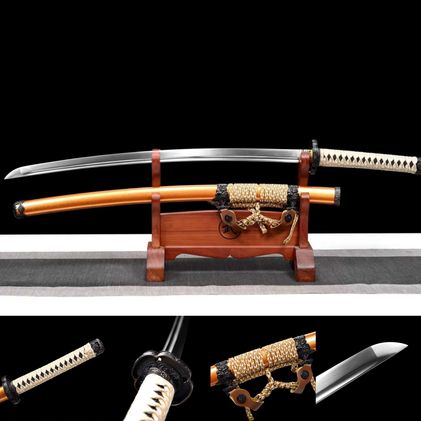 黄金の菊の剣 Golden Chrysanthemum Tachi Samurai Katana Sword Full-Tang - Spartan Blades Club - 陳氏劍莊1892