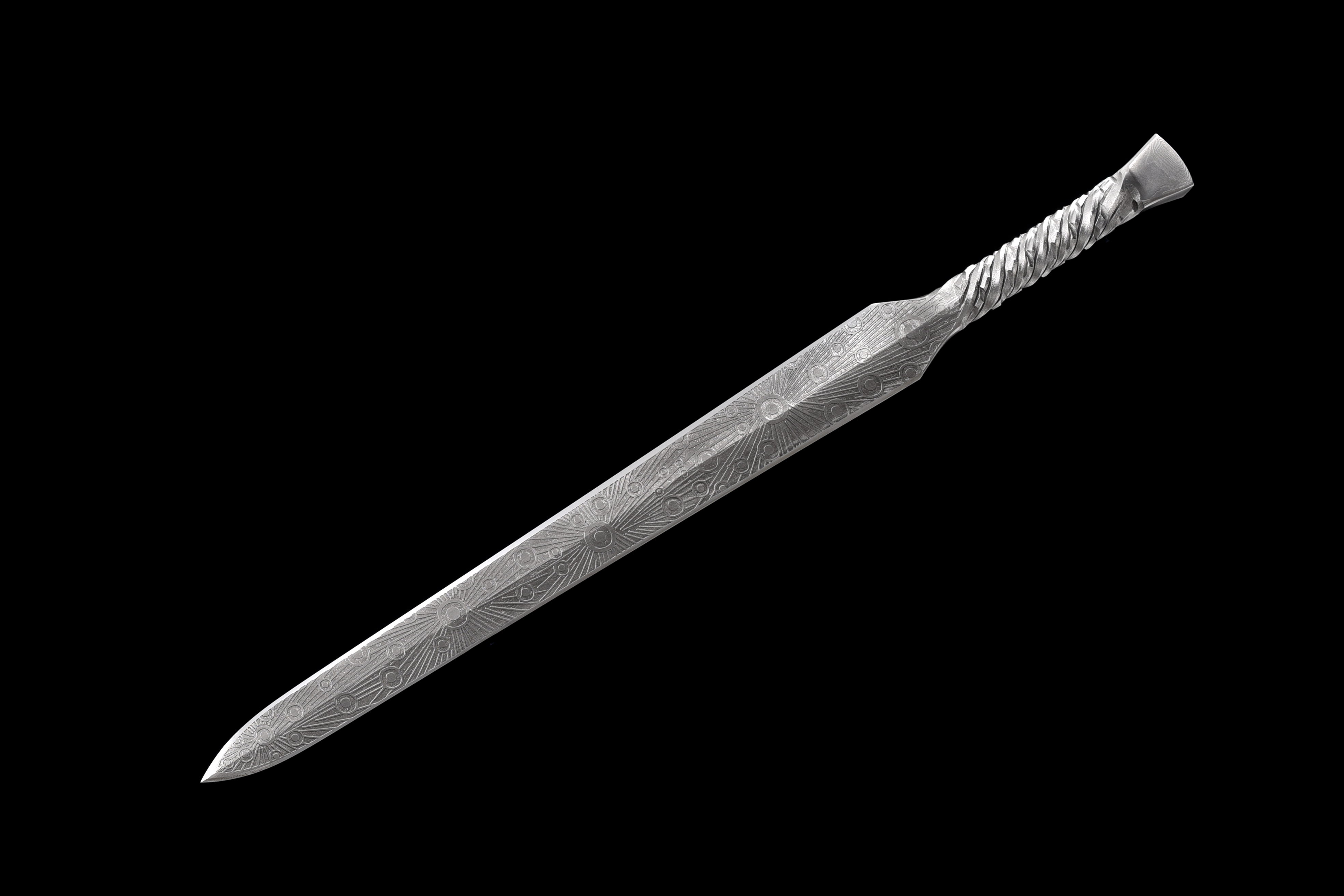 INTERSTELLAR | One-Piece Sword | Damascus Steel | Handcrafted - Spartan Blades Club - 陳氏劍莊1892