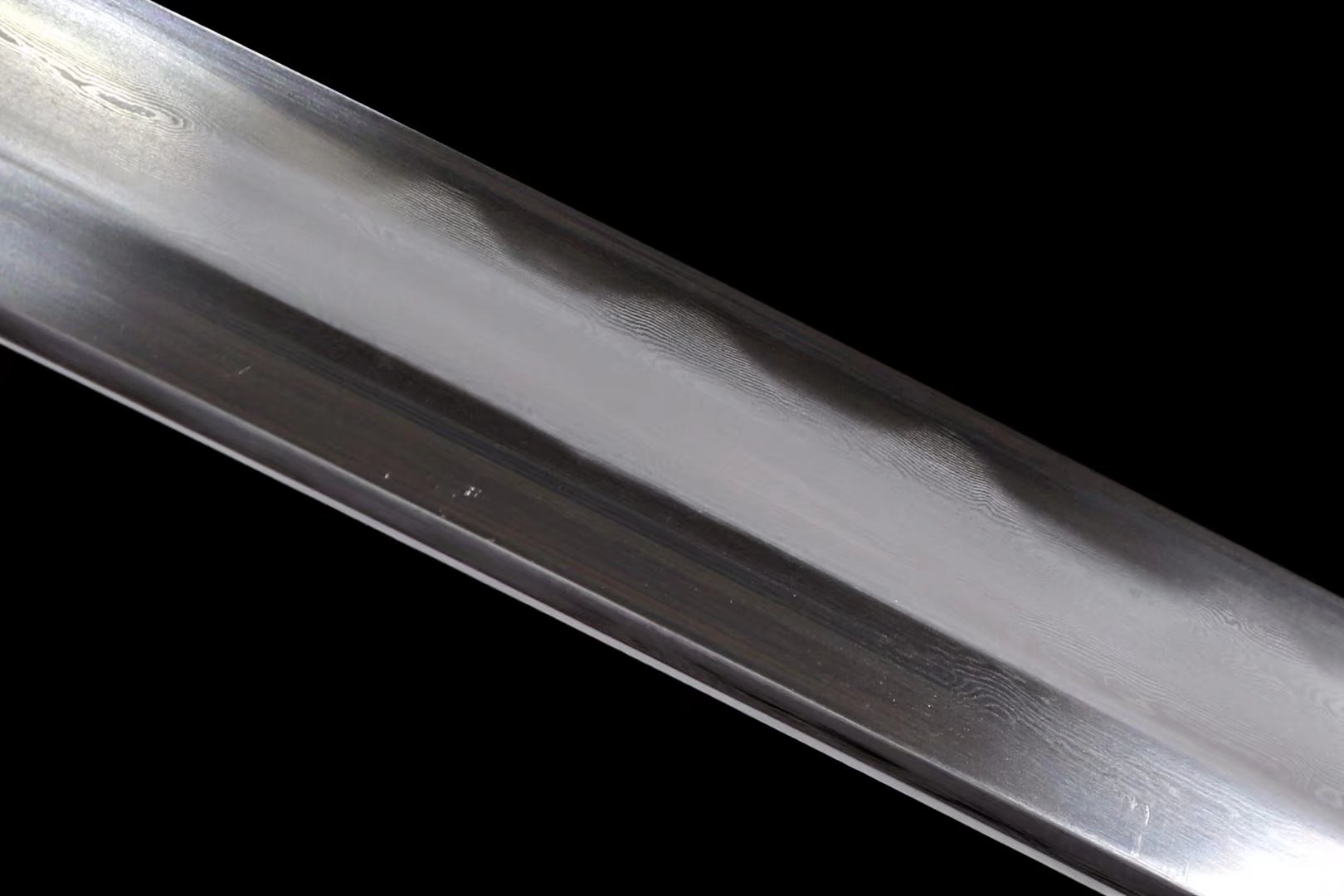 Tachi | Damascus Clay Tempered | Hand sharpened | Ray-skin Sheath | Ray-skin Handle | Copper Gilded Glided silver Accessories | High performance | Battle-ready | Full-tang - Spartan Blades Club - 陳氏劍莊1892