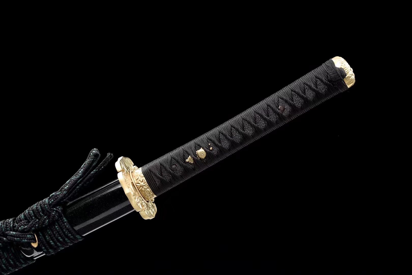 Katana | High manganese steel | Hand forged | Copper Accessories | Wooden Lacquer Sheath | Ray-skin Handle | High performance | Battle-ready |  Full-tang - Spartan Blades Club - 陳氏劍莊1892