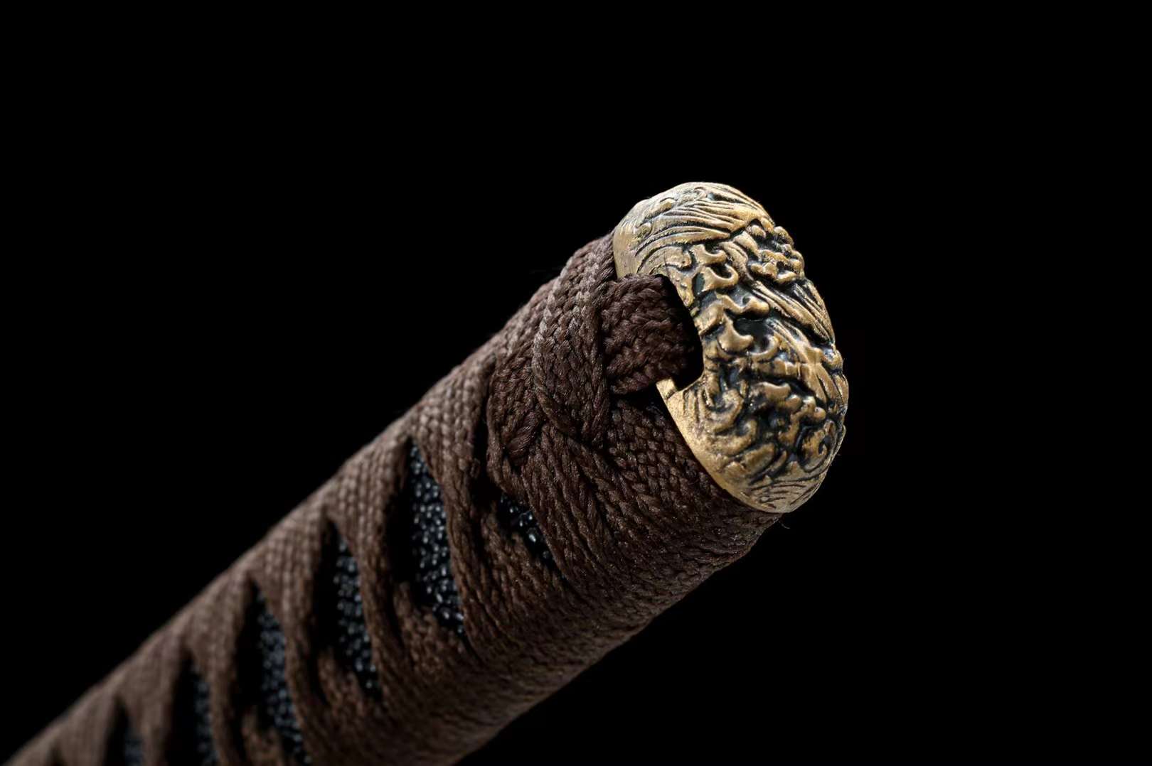 SMUI STONE Tachi Katana Samurai Sword Damascus Steel Folded Hammered - Spartan Blades Club - 陳氏劍莊1892