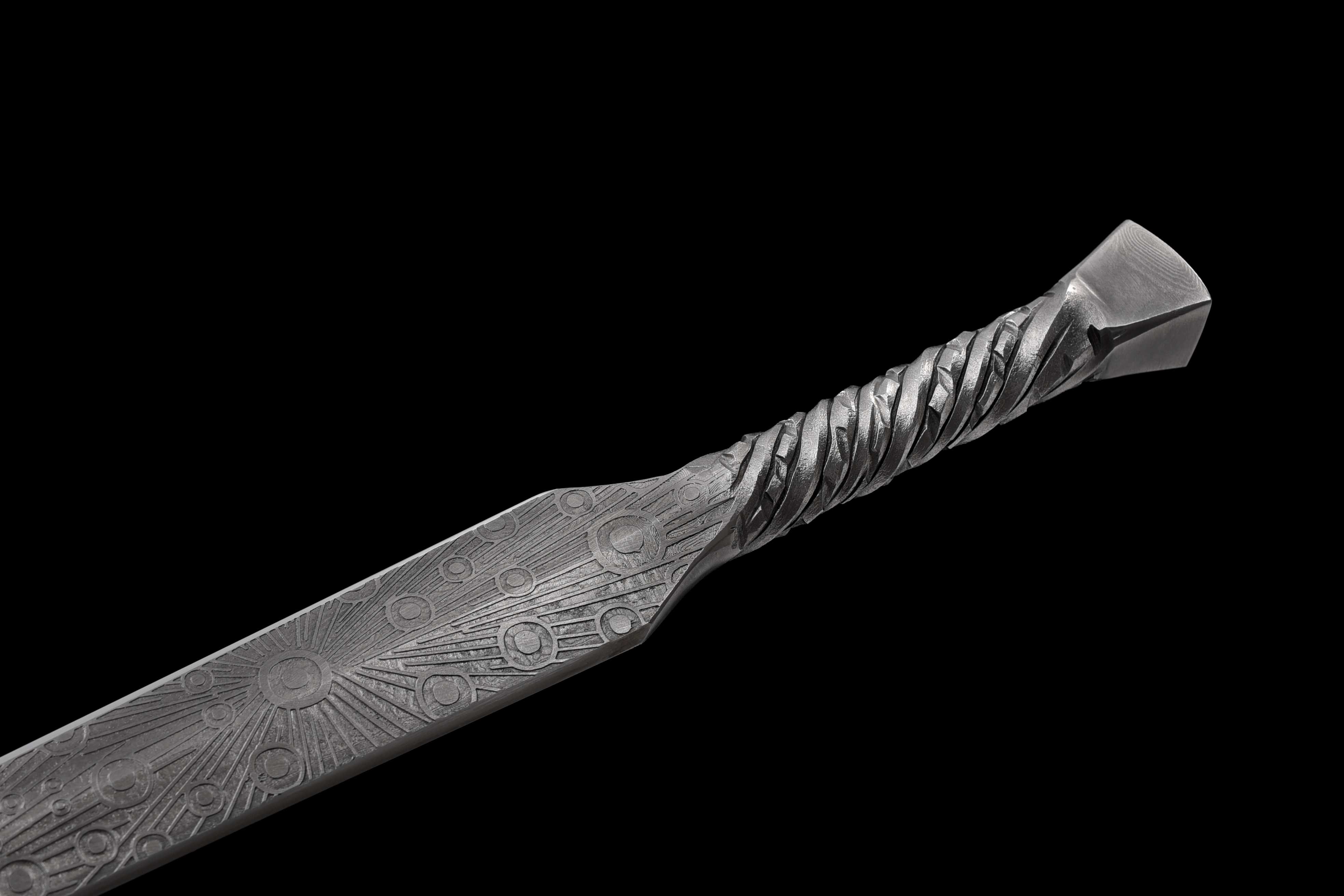 INTERSTELLAR | One-Piece Sword | Damascus Steel | Handcrafted - Spartan Blades Club - 陳氏劍莊1892
