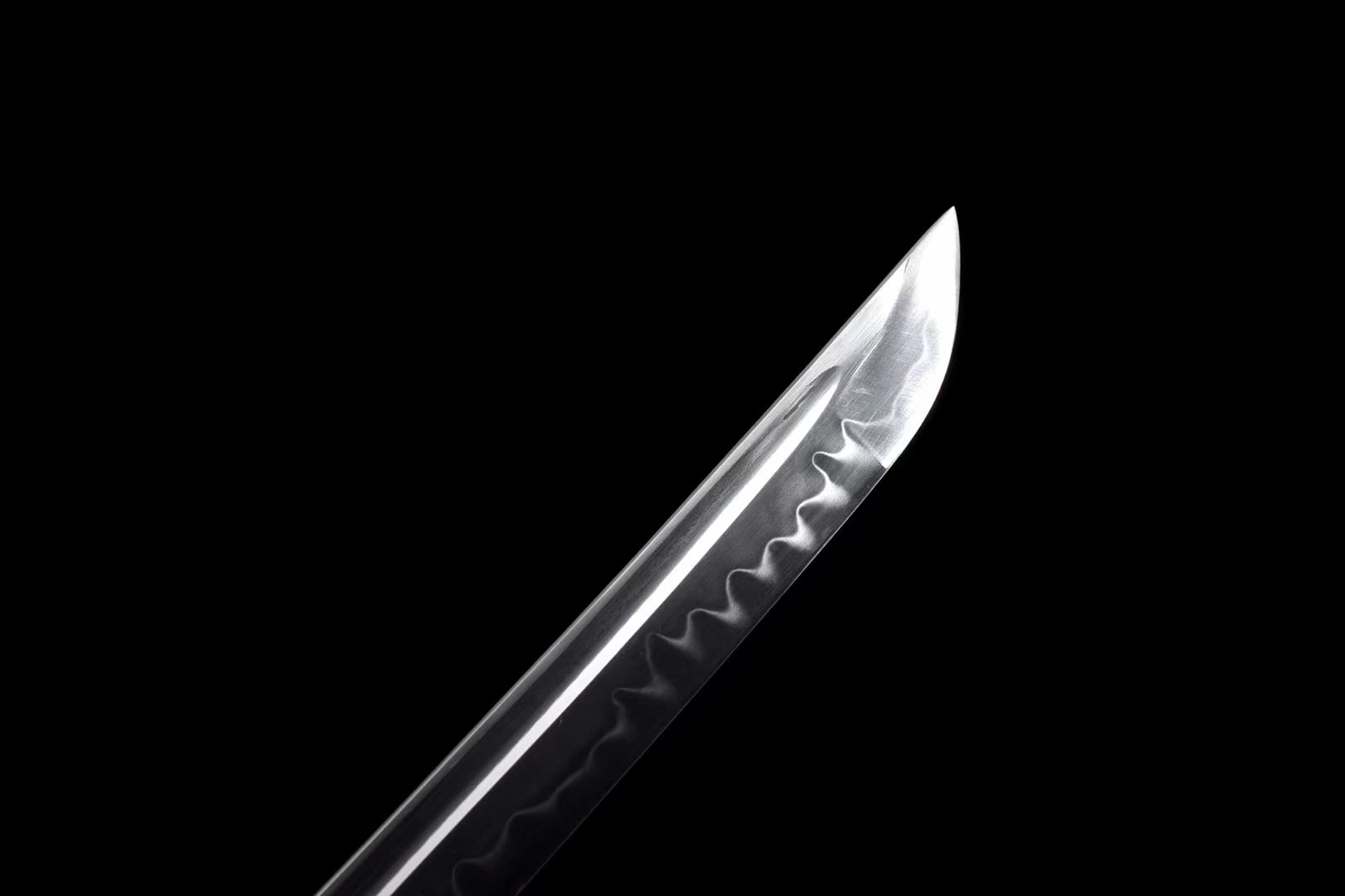 Katana | T10 Steel Clay-Tempered | Real hamon | Dragon | Black | Wooden Lacquer sheath | High performance | Battle-ready | Razor sharp | Full-tang - Spartan Blades Club - 陳氏劍莊1892