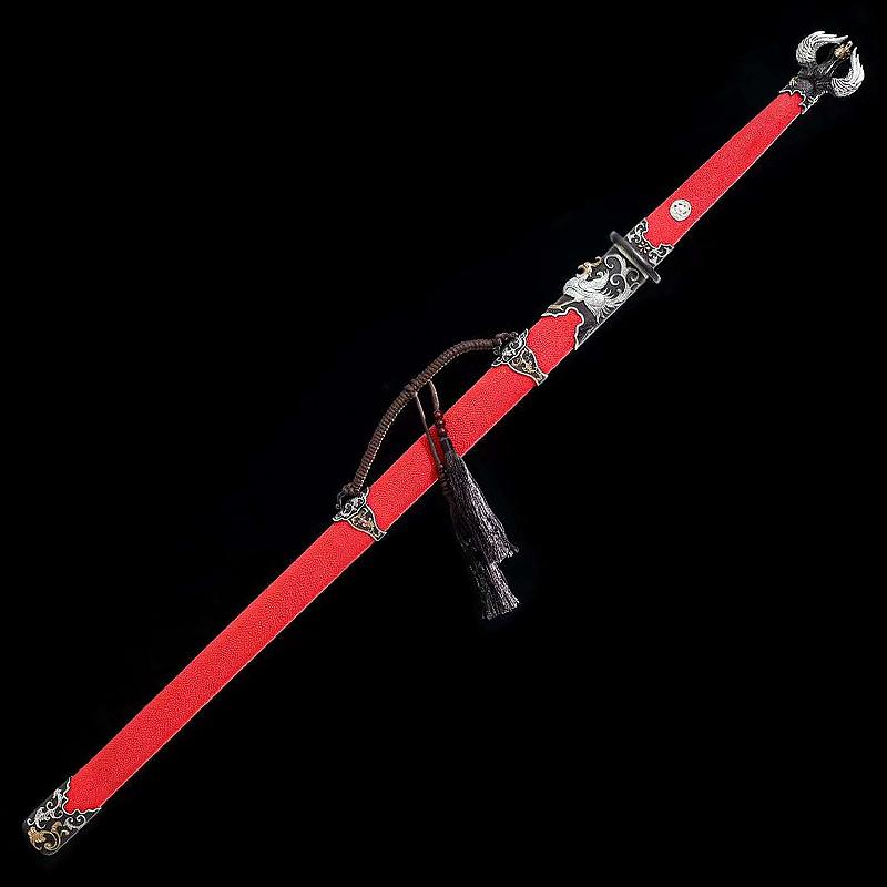 Ancient Phoenix-Dvil Ray skin version | Battle-Ready Premium Sword | Thousands layers steel | Clay tempered | Handcrafted - Spartan Blades Club - 陳氏劍莊1892