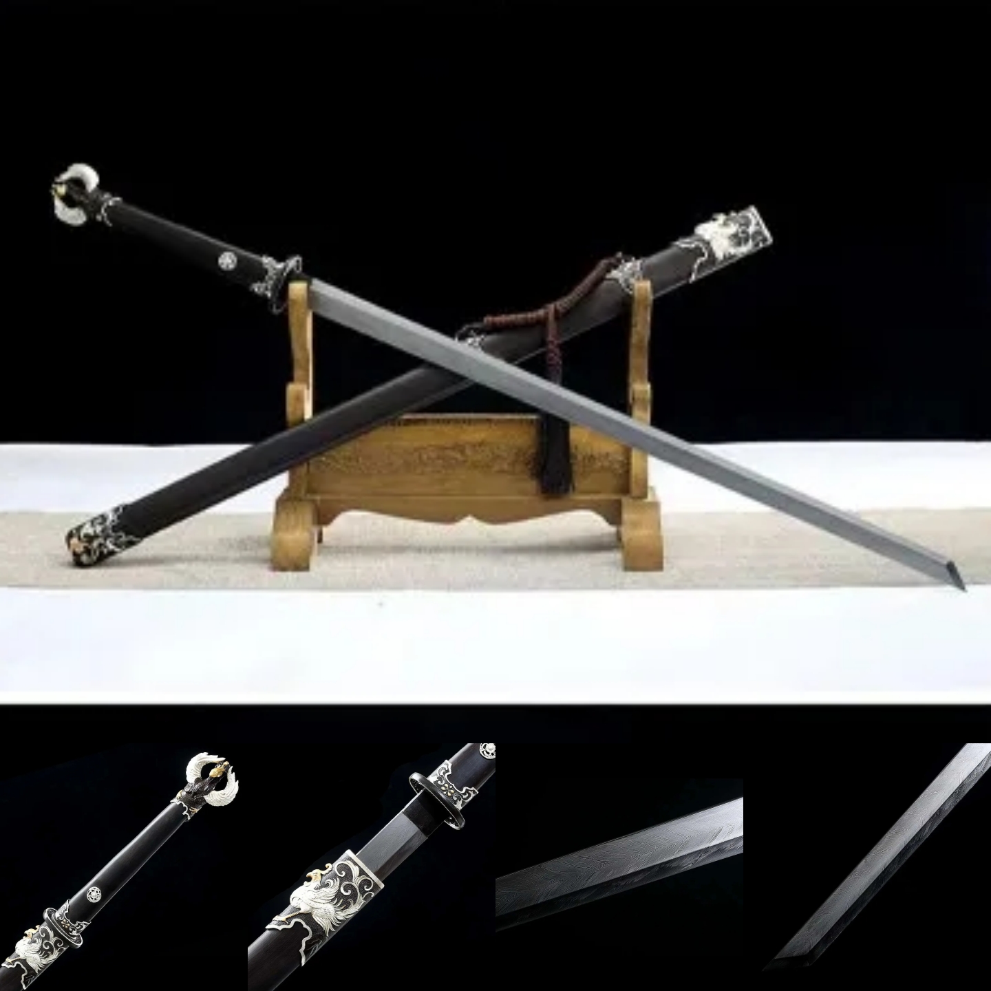 Ancient Phoenix | Battle-Ready Premium Sword | Thousands layers steel | Clay tempered | Handcrafted - Spartan Blades Club - 陳氏劍莊1892