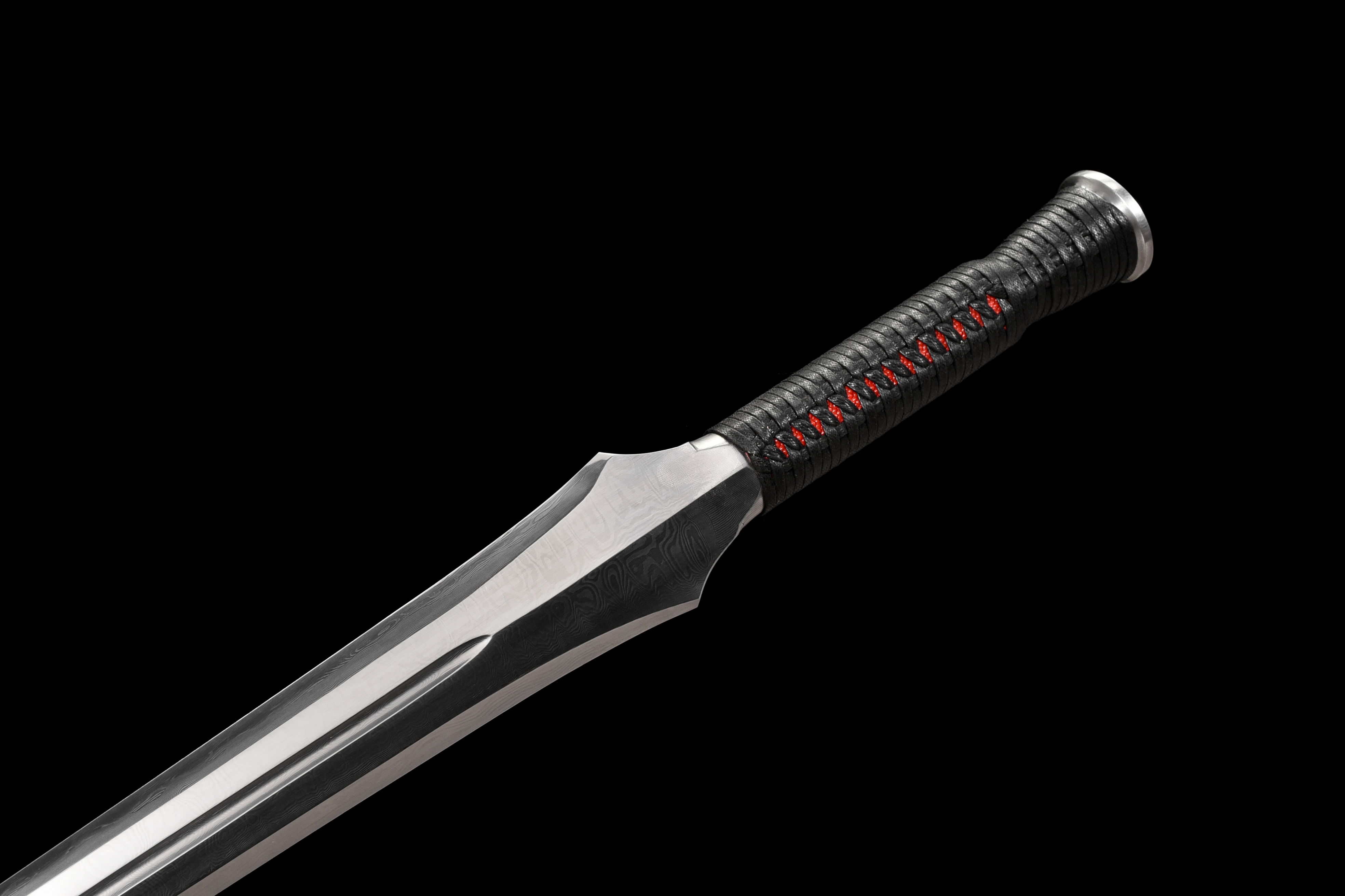 WARRIOR FURY | Damascus One-piece Sword | Ancient Forge Technique | Handcrafted - Spartan Blades Club - 陳氏劍莊1892