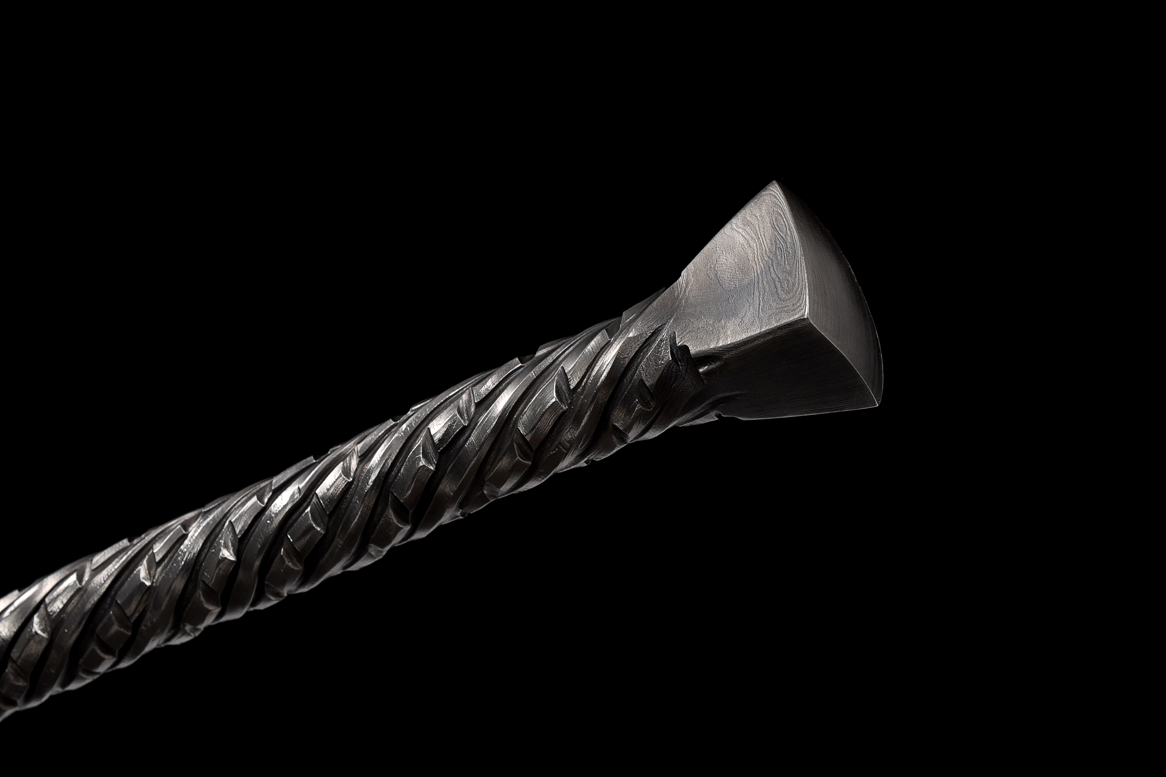 Titan Roar | One-piece Sword | Double edges | Damascus - Spartan Blades Club - 陳氏劍莊1892